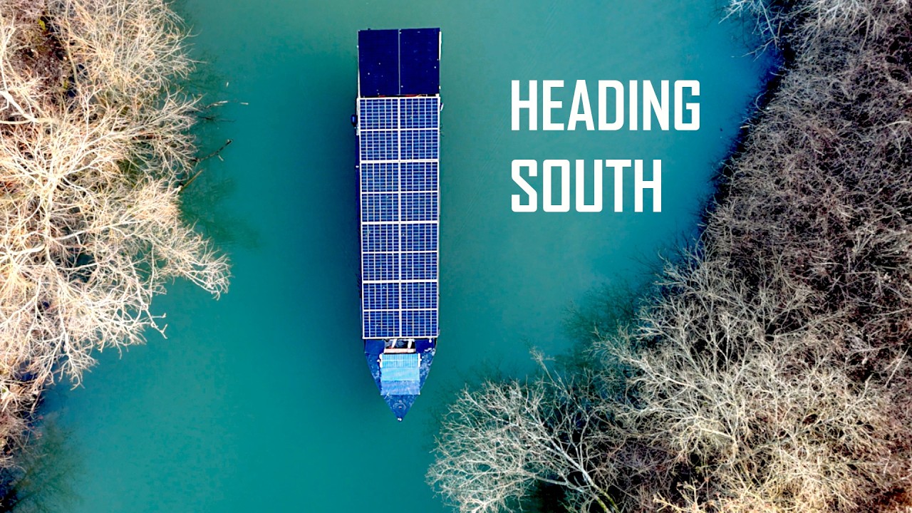 Silently Gliding South on Solar: 200 Canal Locks Remaining
