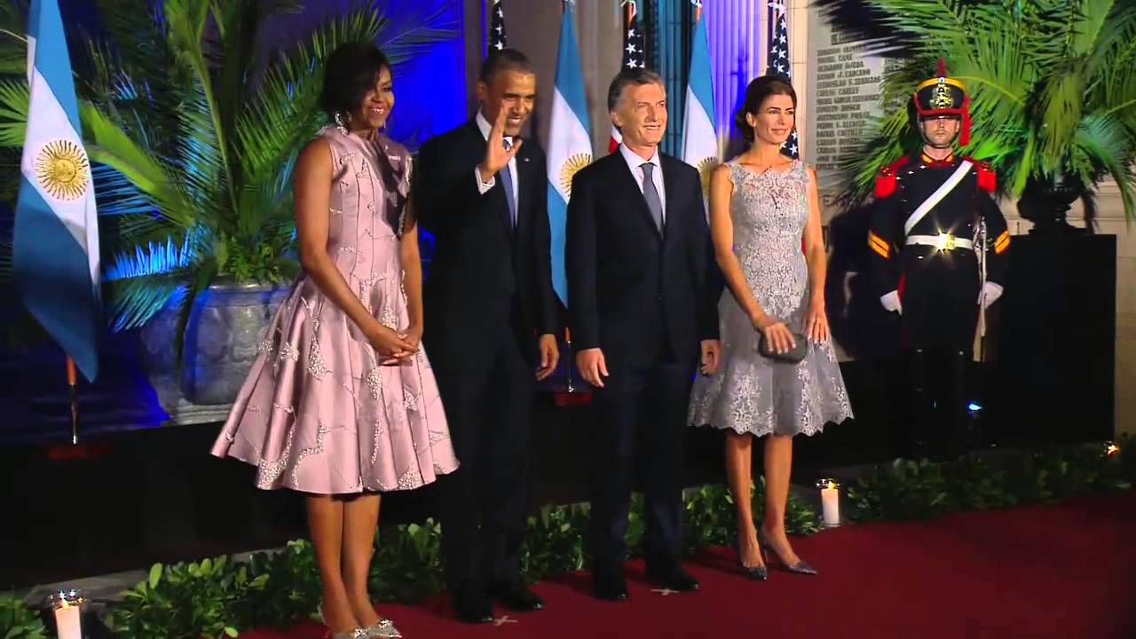 El Presidente ofreció una cena de gala a Barack Obama