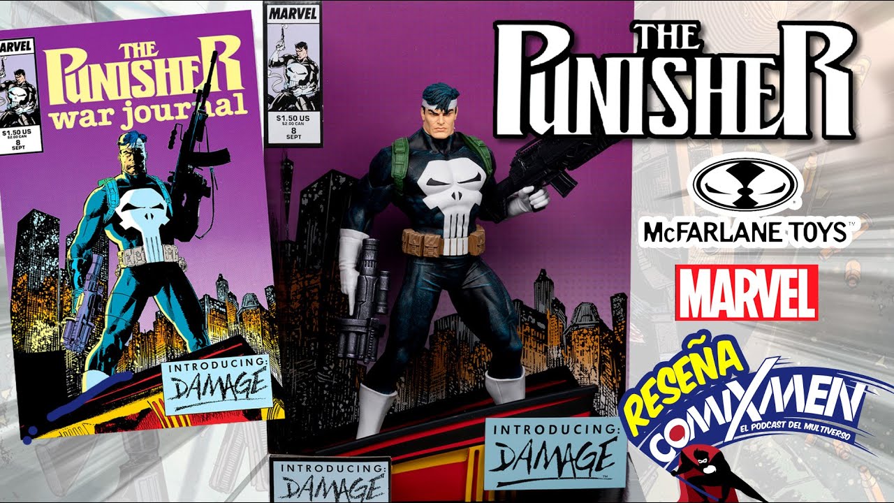 FIGURA 1:6 de THE PUNISHER 💀 McFarlane Toys + Cómic incluido | Reseña completa