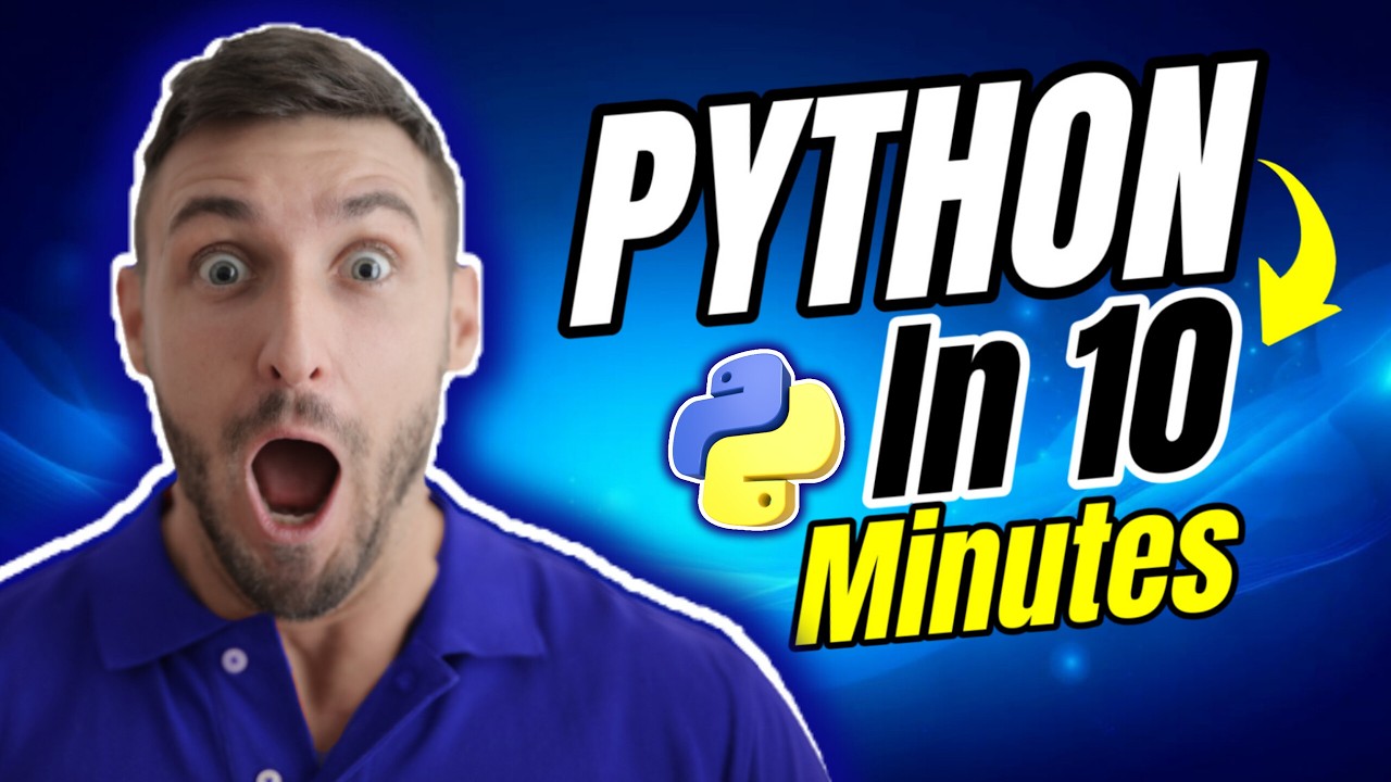 Learn Python Basics in 10 Minutes – No Experience Needed