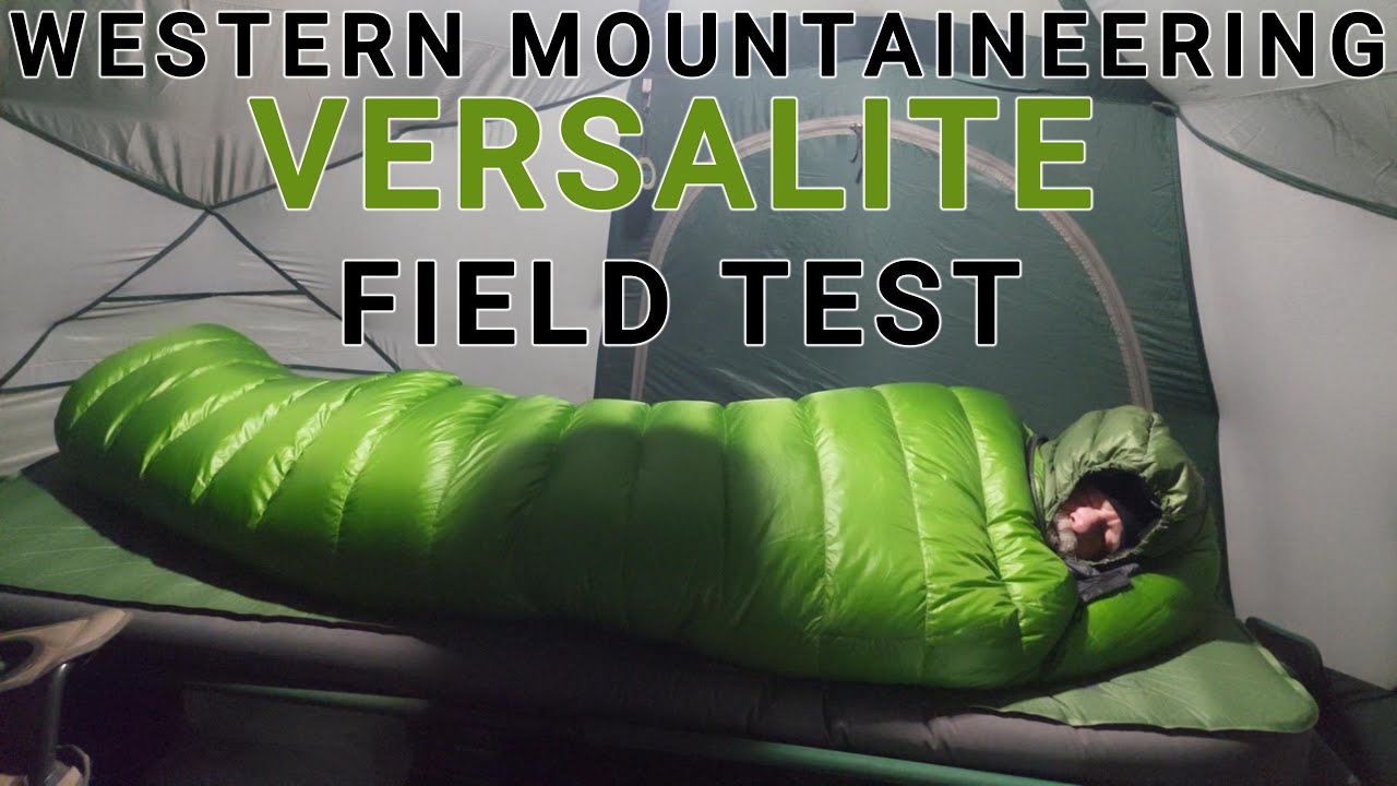 Western Mountaineering Versalite Down Sleeping Bag Field Test