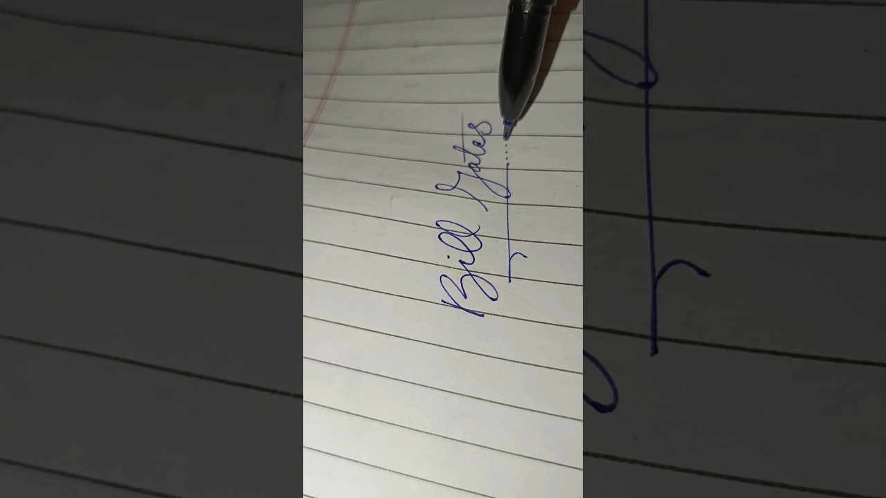 Bill Gates Name signature style✒️✒️ 💯👌❤