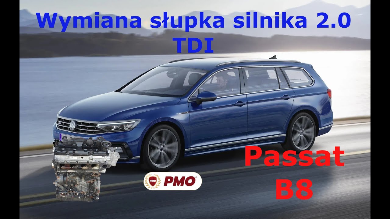 Wymiana słupka Passat B8 2.0 TDI