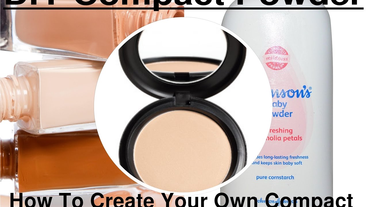 DIY Pressed Powder | Home Made Compact With Two Ingredients