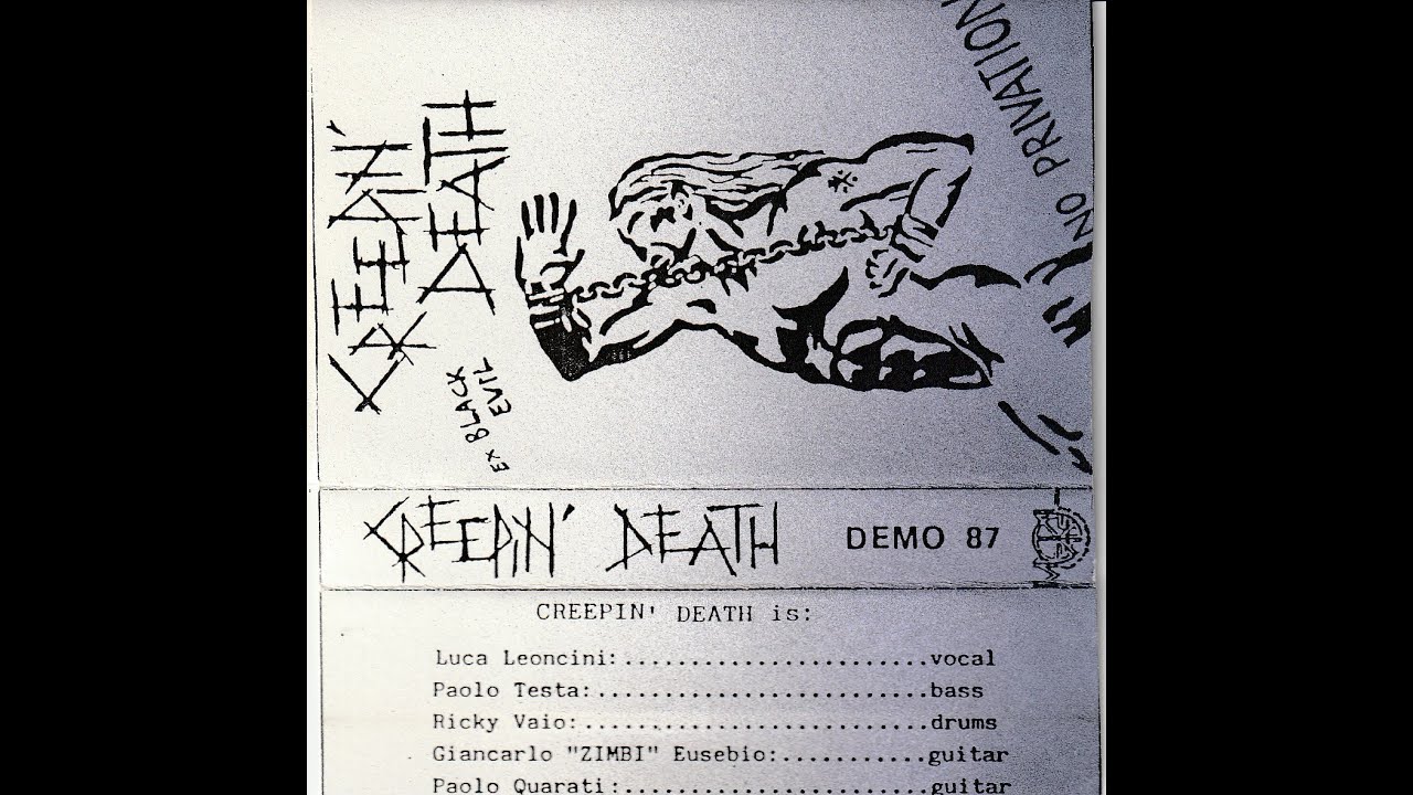 Creepin' Death -  No Privation  (Demo 1987) ex Black Evil