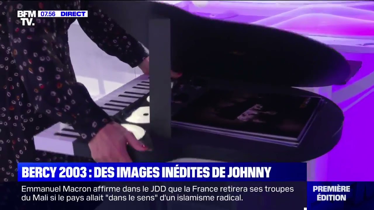 Johnny et des images in&eacute;dites de Bercy 2003 (31.05.2021)