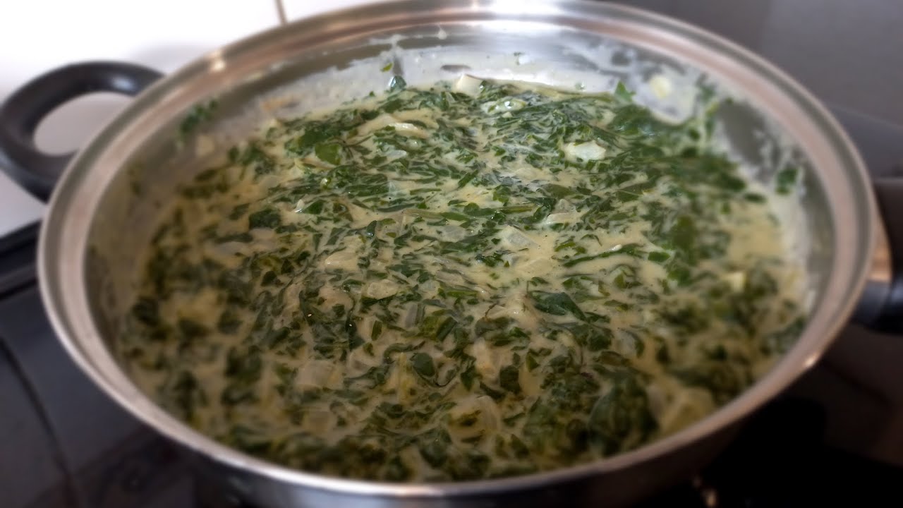 Creamy Spinach | South African | How To Make Creamed Spinach