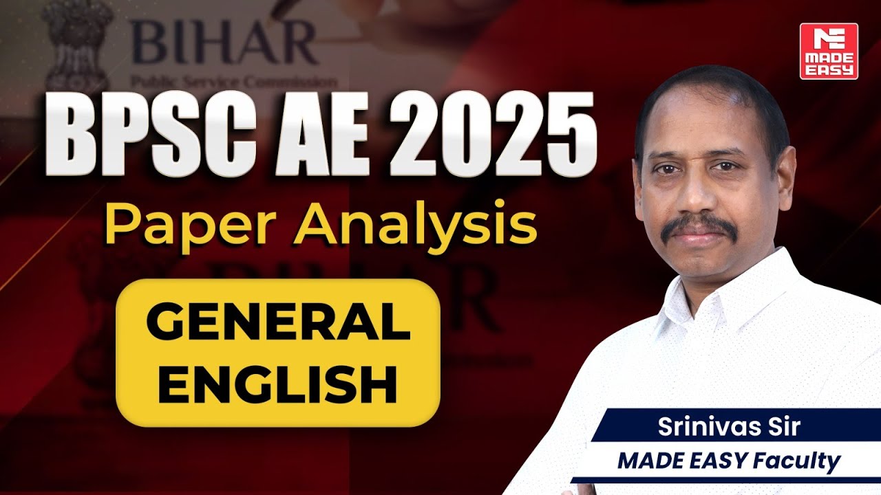 BPSC AE 2025 | General English Paper Analysis | Easy or Twisted? | Must-Watch Breakdown