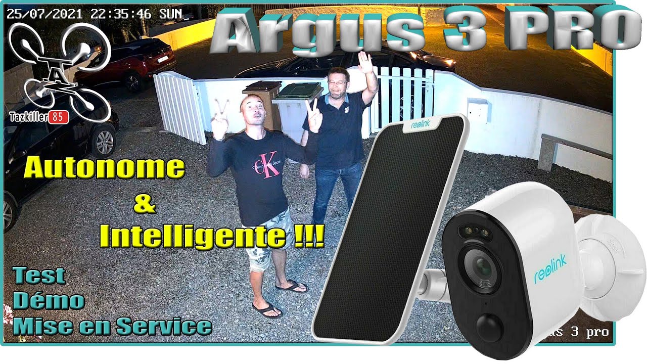 Argus 3 PRO Caméra de surveillance Autonome et Intelligente ! - Review Test Démo -