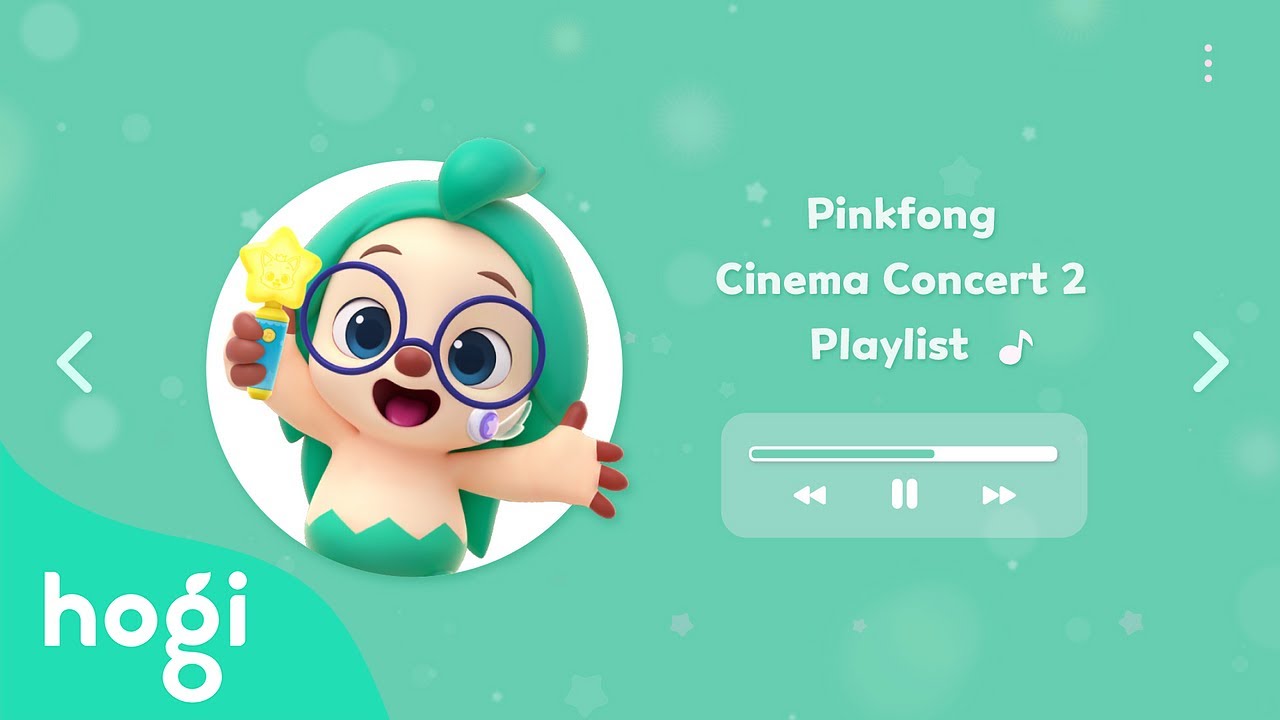 [🎵Playlist] Pinkfong Sing-Along Movie2 : Wondestar Concert｜From Tyrannosaurus-Rex to Baby Shark