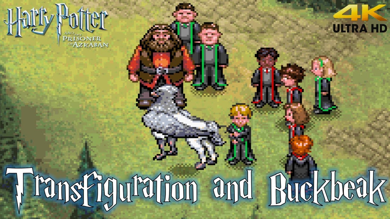 Harry Potter and the Prisoner of Azkaban GBA 'Transfiguration and Flying Buckbeak' (4K)