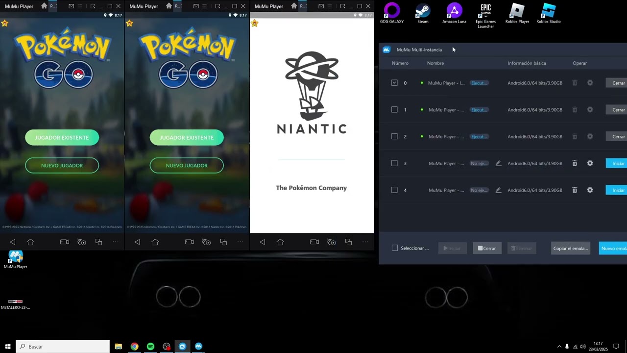 emulador como hacer varias sesiones e instalar apks 1080P