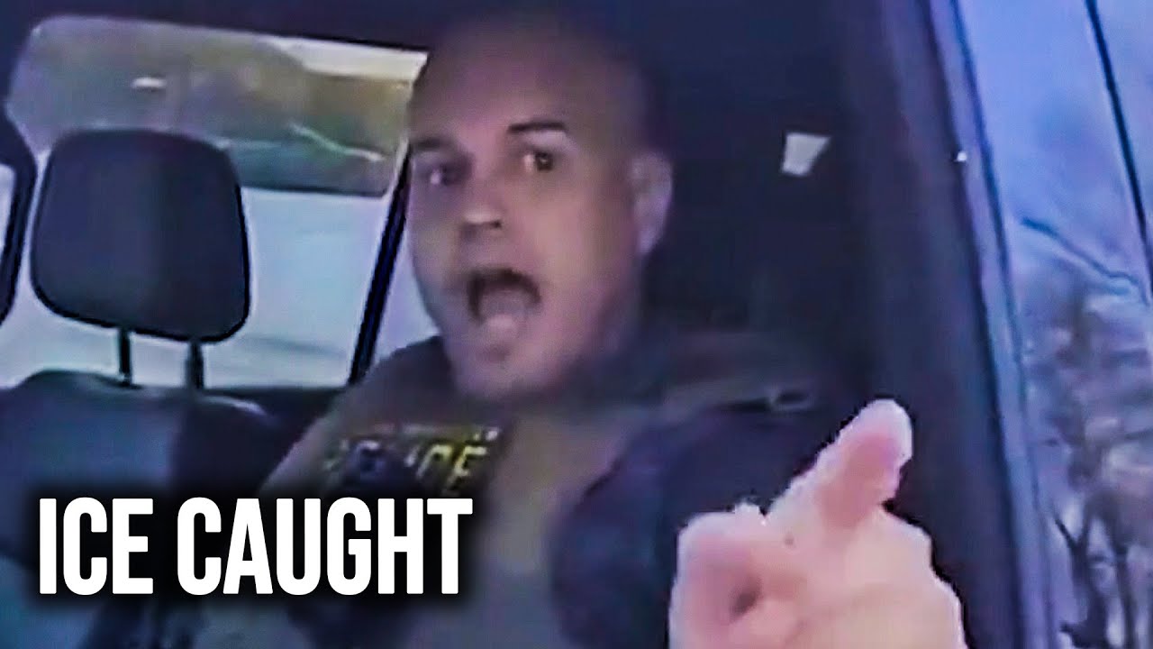 ICE Agent's Terrifying Threat CAUGHT On Camera As Protester Tracking Surges Into Spotlight