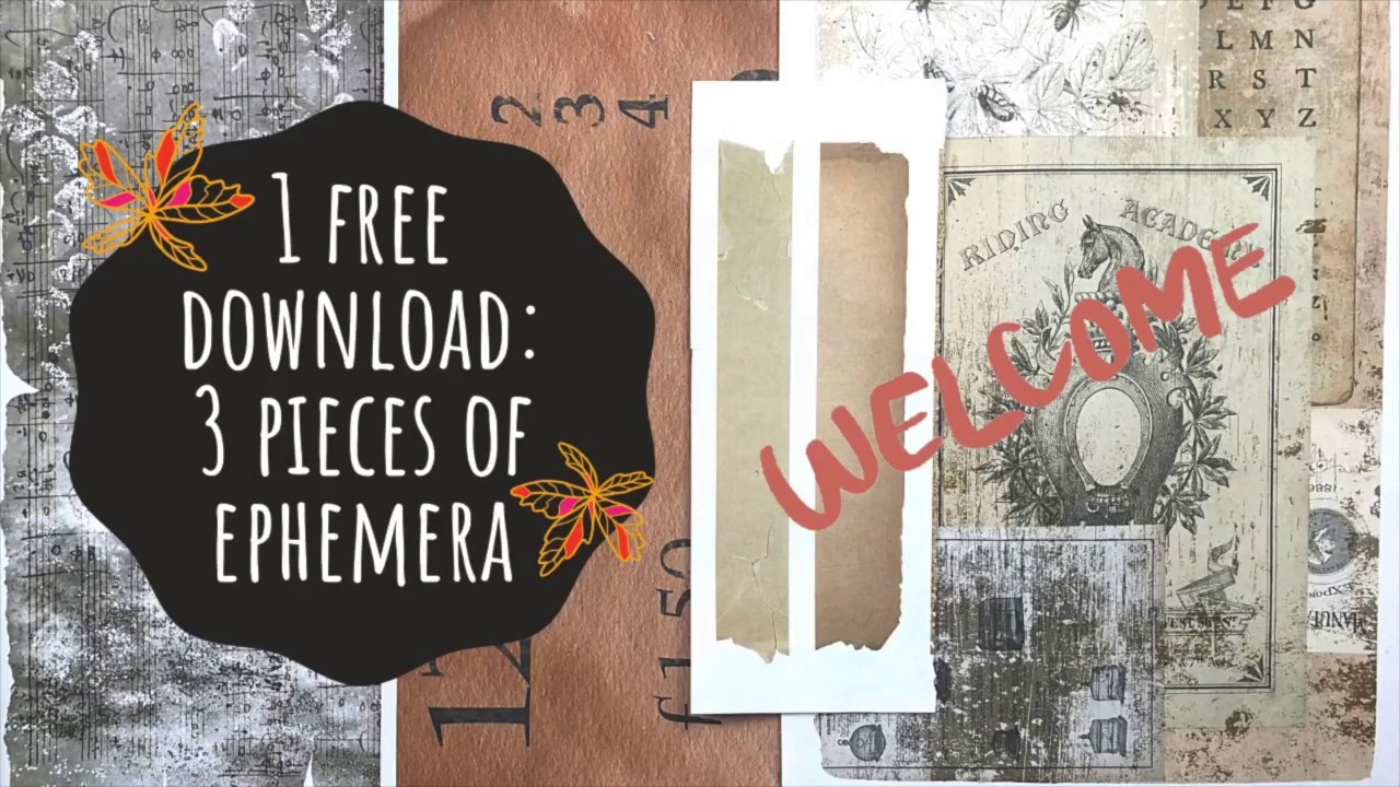 1 Free Download: 3 Pieces of Ephemera - Collaboration with Austin Arnold