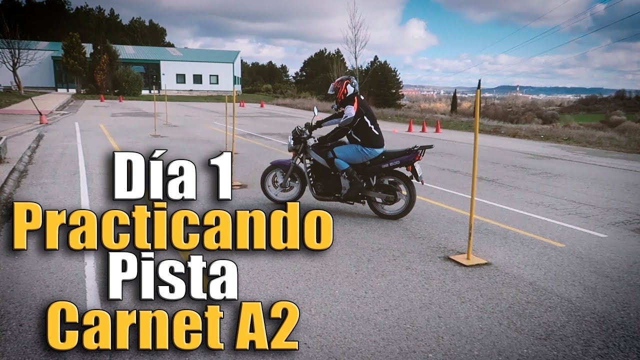 CARNET A2,  Examen de pista EXPLICADO PASO POR PASO! (Sigue vigente en 2025) [Kira Moto]