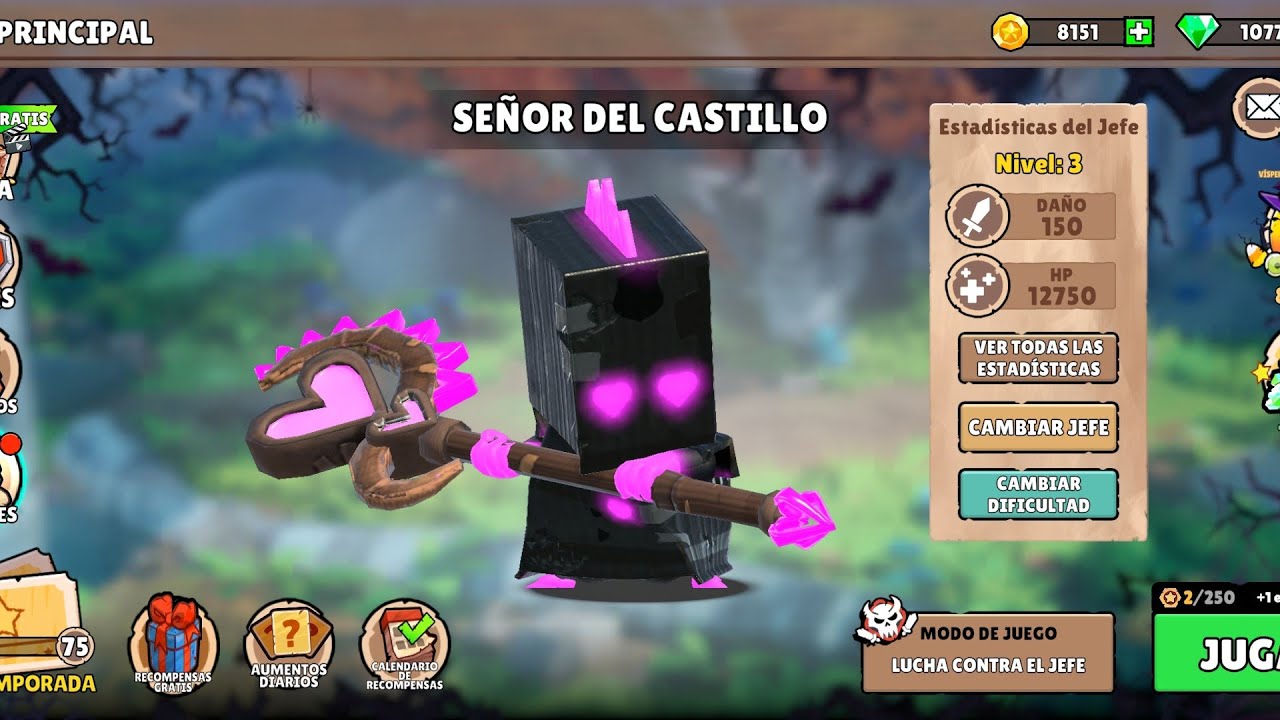 Cómo ganarle al señor del castillo y conseguir el talismán de la limpieza en Big Helmets 
