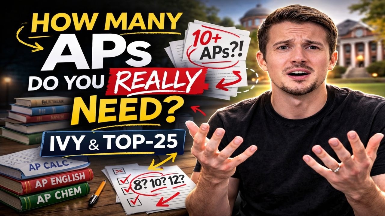 How Many APs Do You REALLY Need for Ivy & Top 25 colleges (Honest Answer)