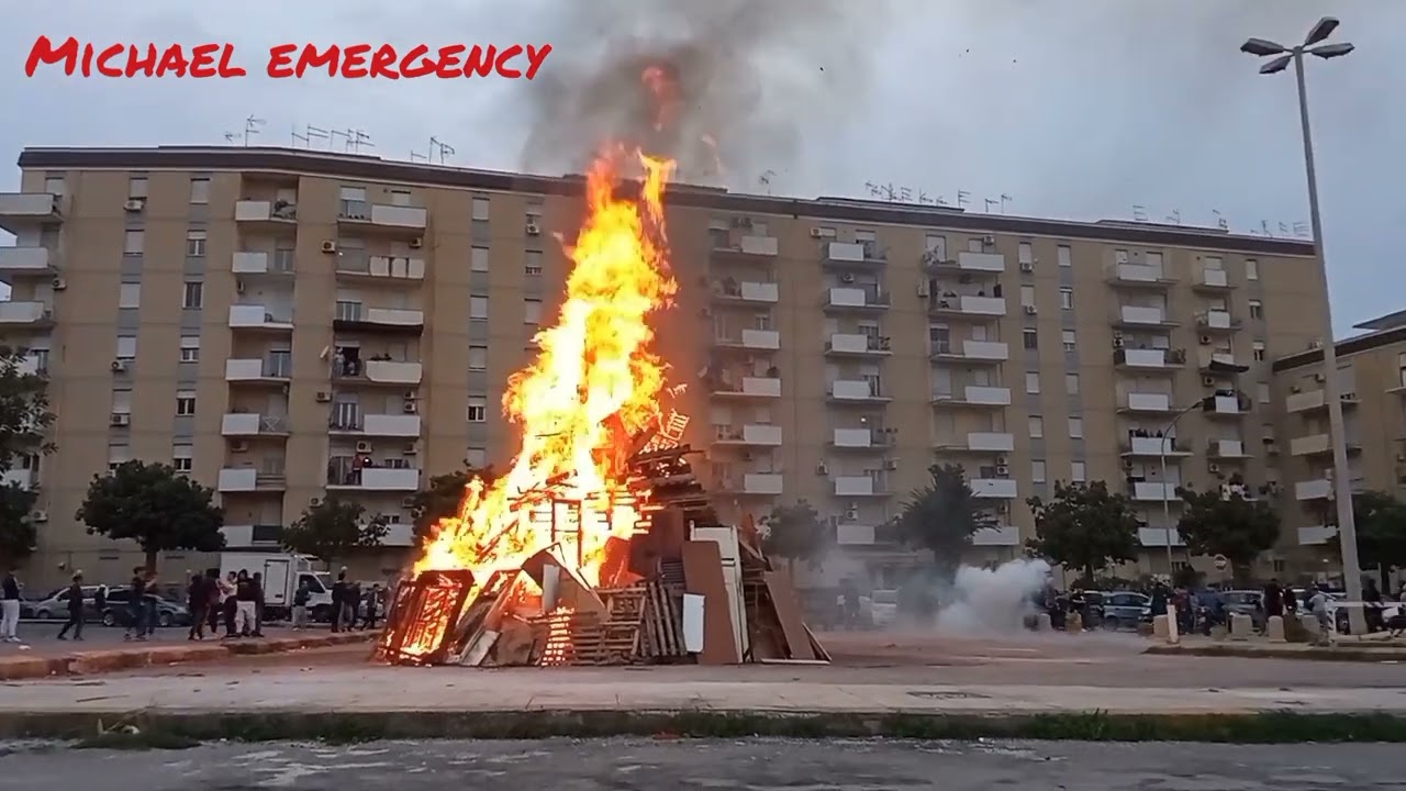 Palermo: INTERVENTO RAP + CARABINIERI [VAMPA DI SAN GIUSEPPE]