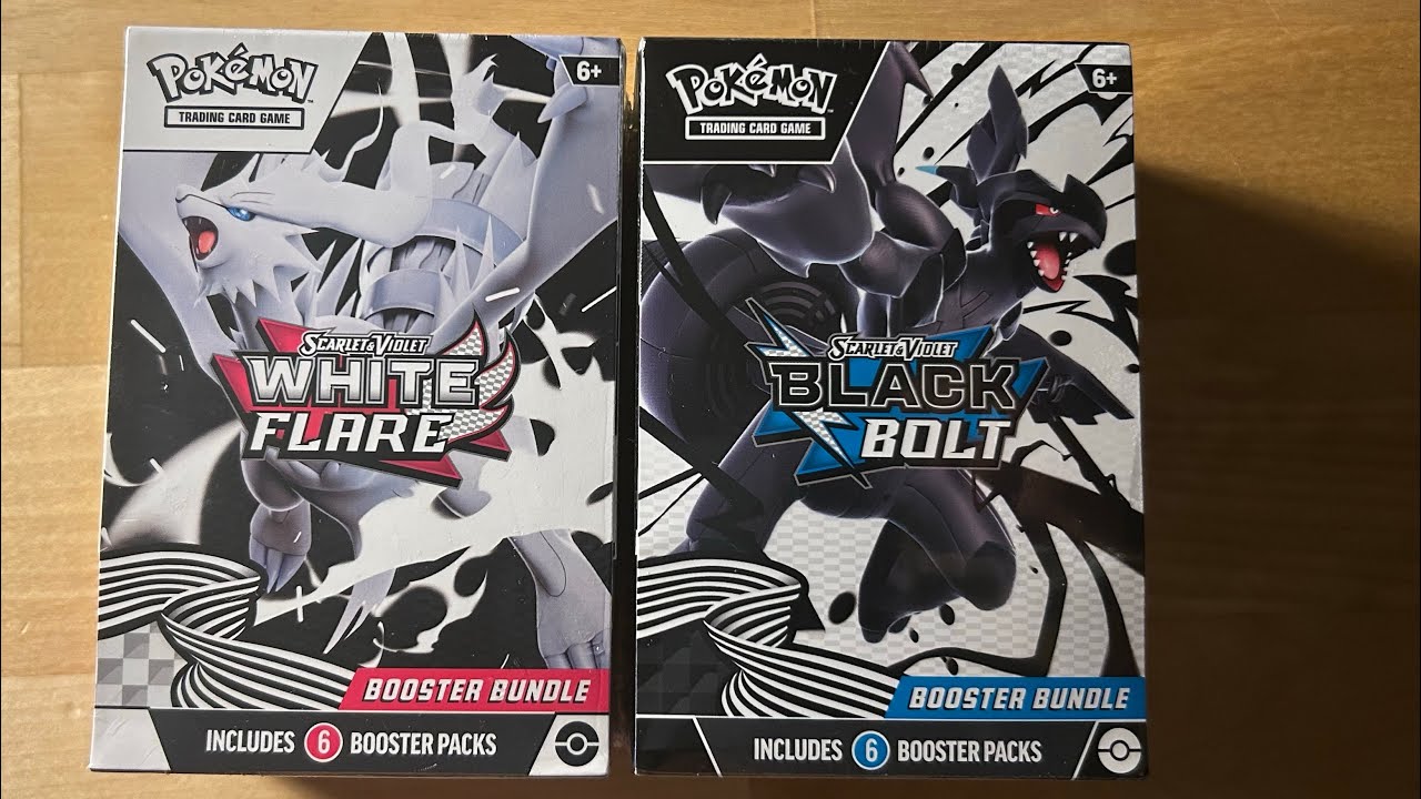 Brand new booster bundle white flare and black volt opening battle who will win?