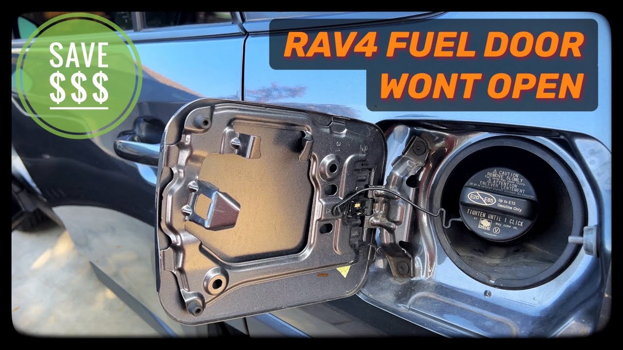 Лючок бензобака Toyota RAV4 2019-2021 не открывается