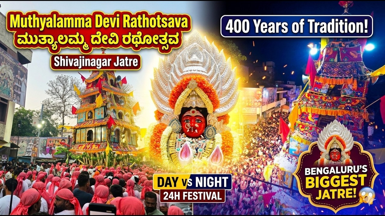 400 Years of Tradition! 🙏 Muthyalamma Devi Rsssathotsava 2026 Bengaluru