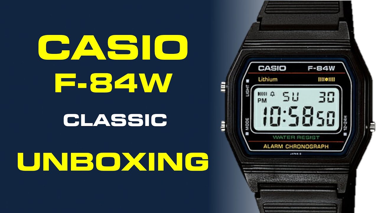 Casio Classic F-84W Unboxing