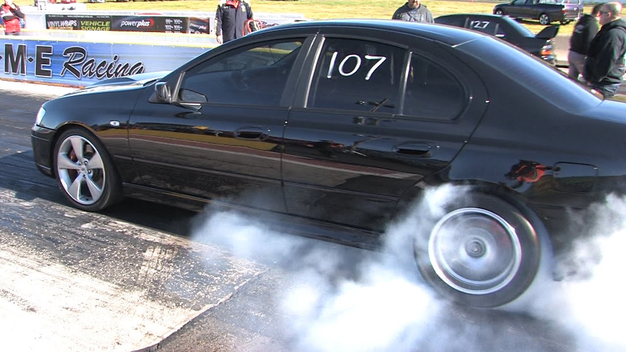 Ford XR6 turbo's @ Calder drags August 3rd