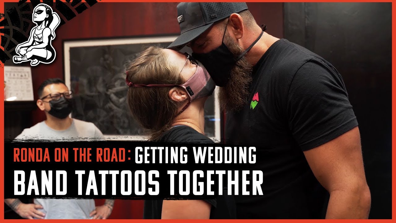 Ronda Rousey and Travis Browne Get Their Ring Fingers Tattooed