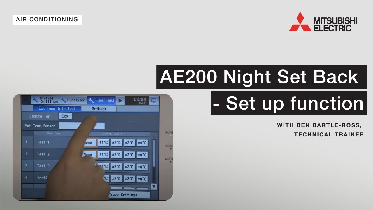 AE200 night set back