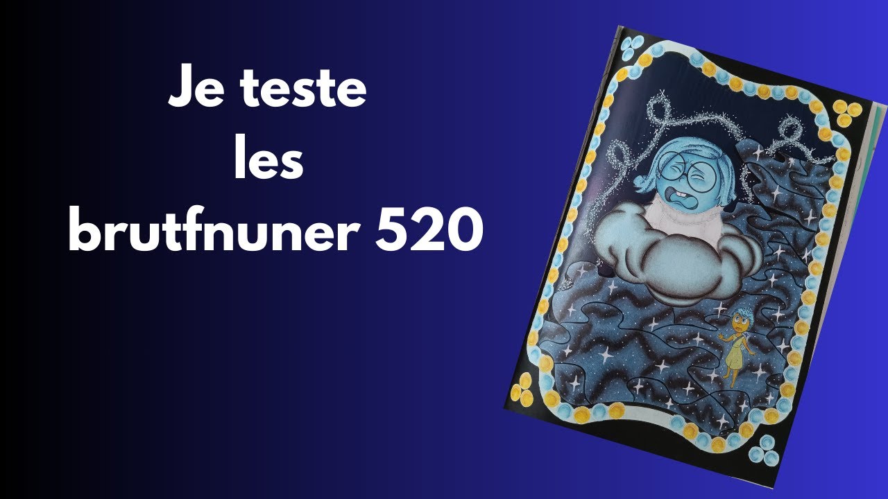 ✨Je teste les crayons brutfuner 520✨ // Coloriage Adulte