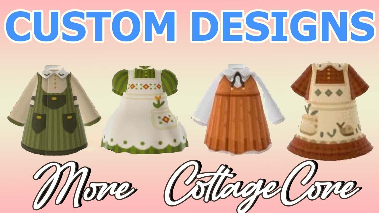 MORE COTTAGECORE CUSTOM DESIGNS // ANIMAL CROSSING NEW HORIZONS