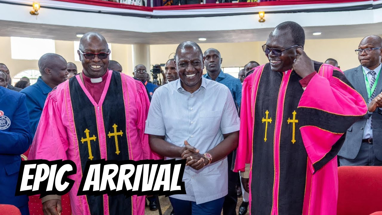 KALI: See how President Ruto Arrived in Ainabkoi for the official opening of AIC Kipkorgot Church