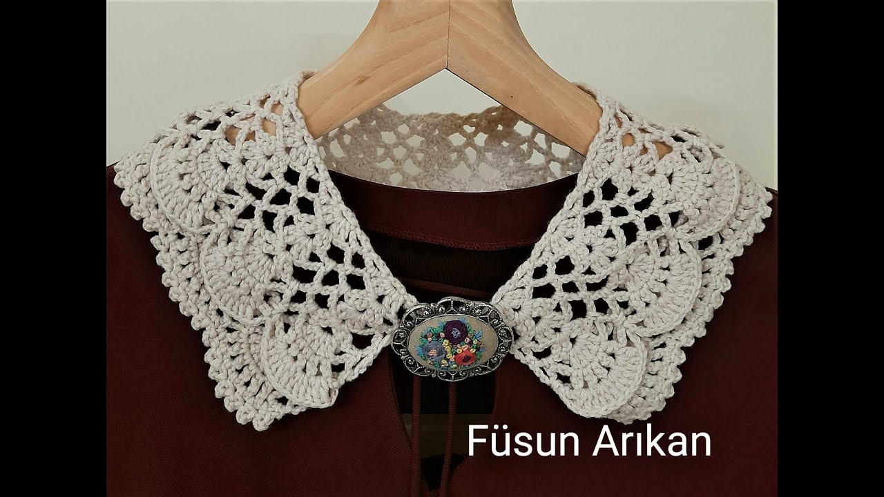 ВЯЗАНЫЙ КРЮЧКОМ ВОРОТНИК / ВОРОТНИК ПЕТРА