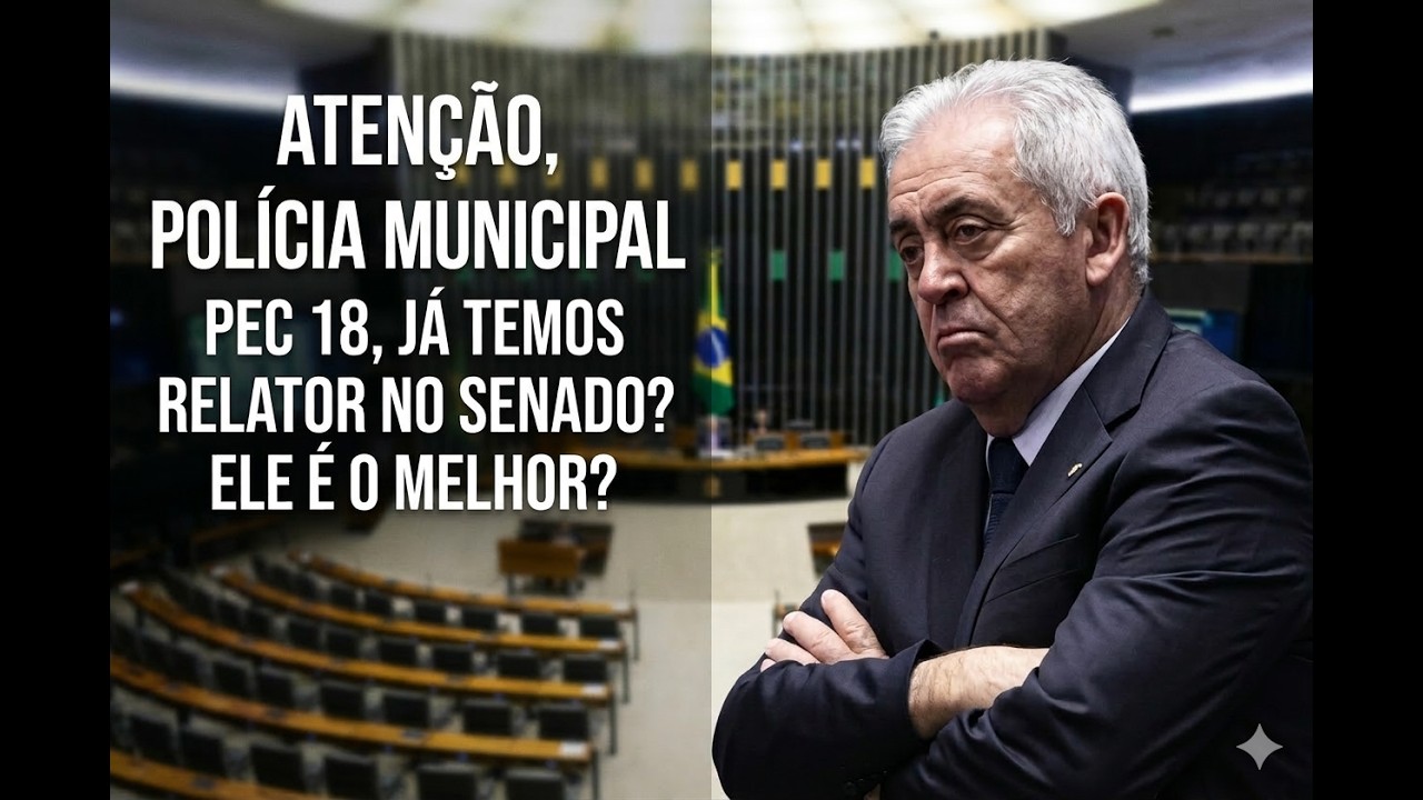 JÁ TERIA UM RELATOR DA PEC 18 NO SENADO? (explico no vídeo)