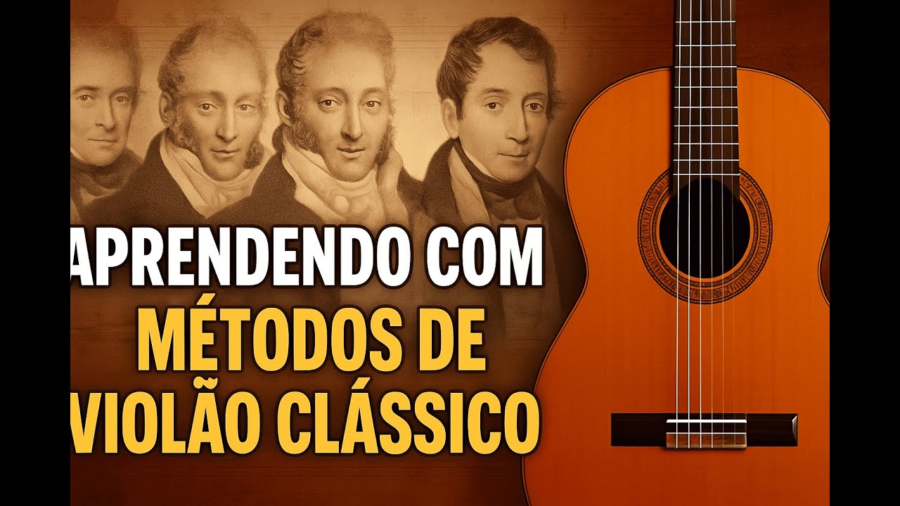 Aprendendo com os métodos de violão Clássico