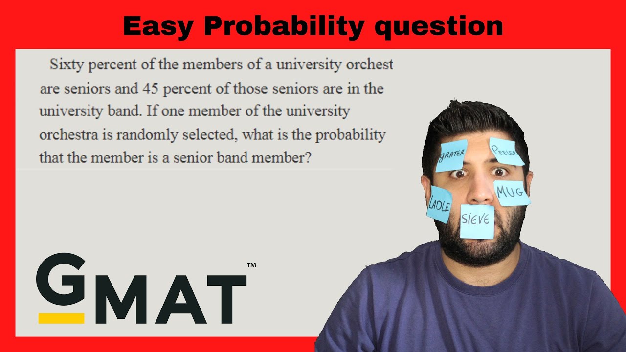 GMAT Math: Solving a probability question | Step-by-Step solution