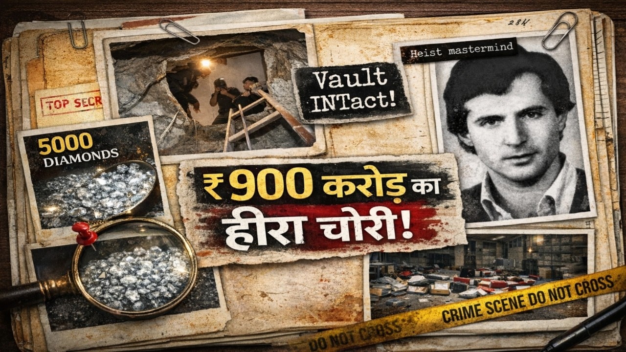 वॉल्ट टूटा नहीं… ₹900 करोड़ गायब | Biggest Diamond Heist Explained