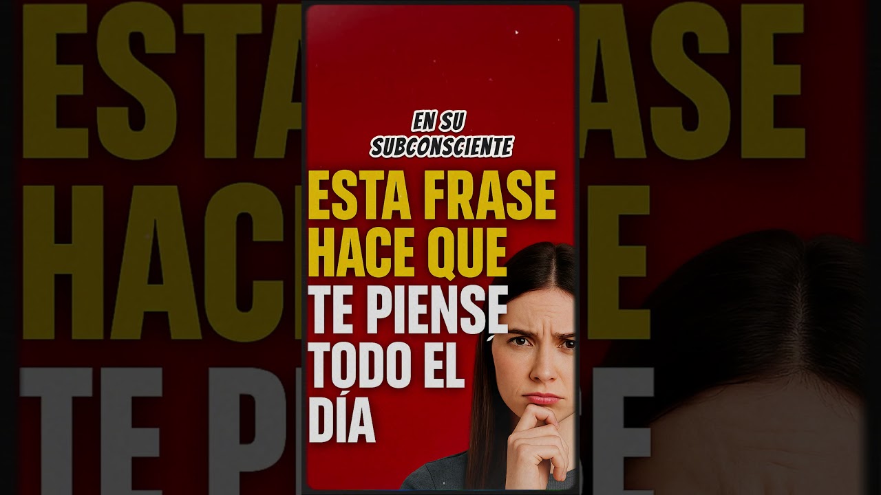 Esta Frase Hace Que Te Piense Todo El D&iacute;a Psicolog&iacute;a Femenina #relaciones