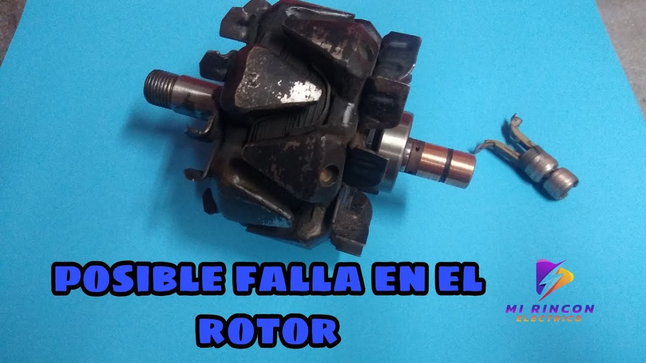 Reparación de alternador ( detección falla en el rotor)