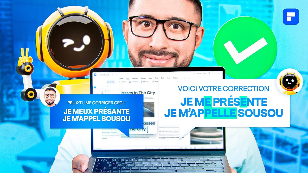 Comment corriger une faute d&rsquo;orthographe sur un texte en fran&ccedil;ais | Chat GPT sur PDFelement