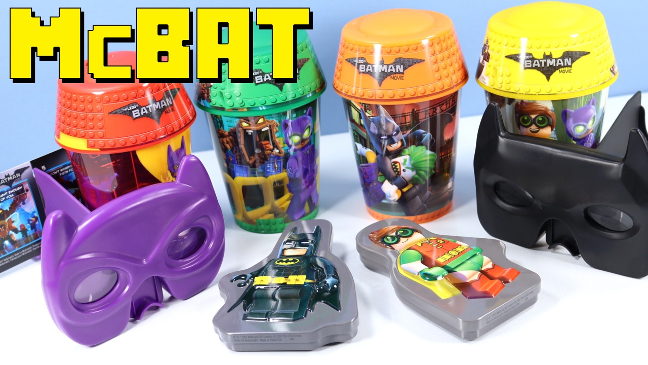 McDonald's Happy Meal The LEGO Batman Movie Collection 2017
