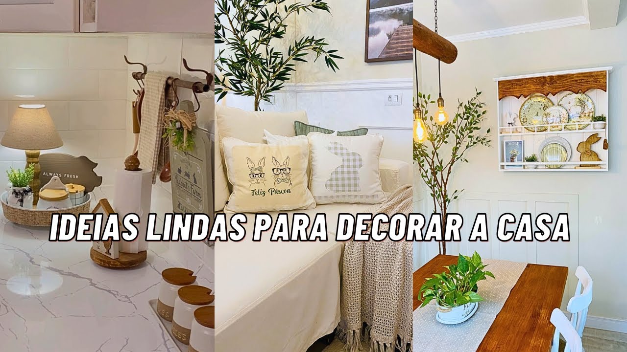 IDEIAS CRIATIVAS PARA DECORAR A CASA GASTANDO BEM POUCO!