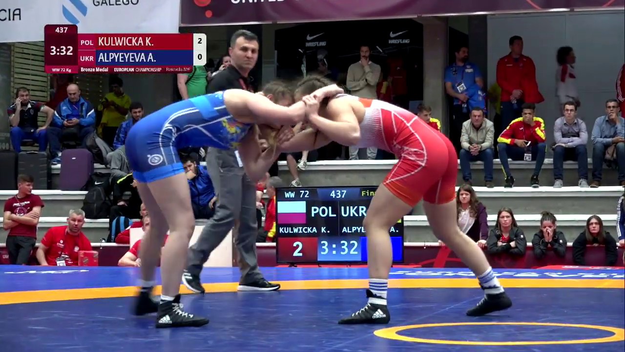 BRONZE WW - 72 kg: K. KULWICKA (POL) v. A. ALPYEYEVA (UKR)