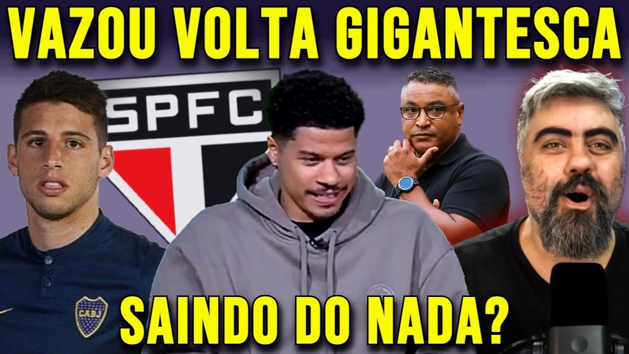 COMEMORE SIM!!! SPFC TEM VOLTA GIGANTESCA ANUNCIADA E SERÁ EM BREVE! SÃO PAULO TEM RENOVAÇÃO TRAVADA