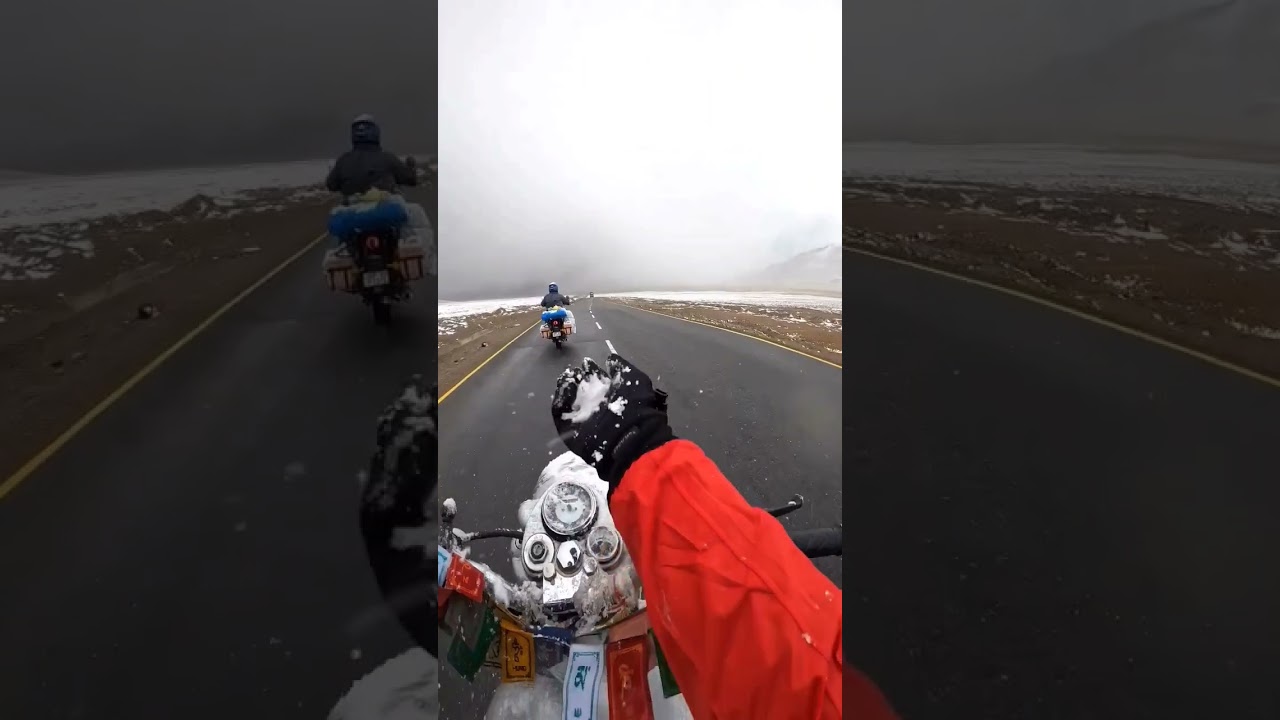 Leh ladakh on bullet bullet #royalenfield #lehladakh