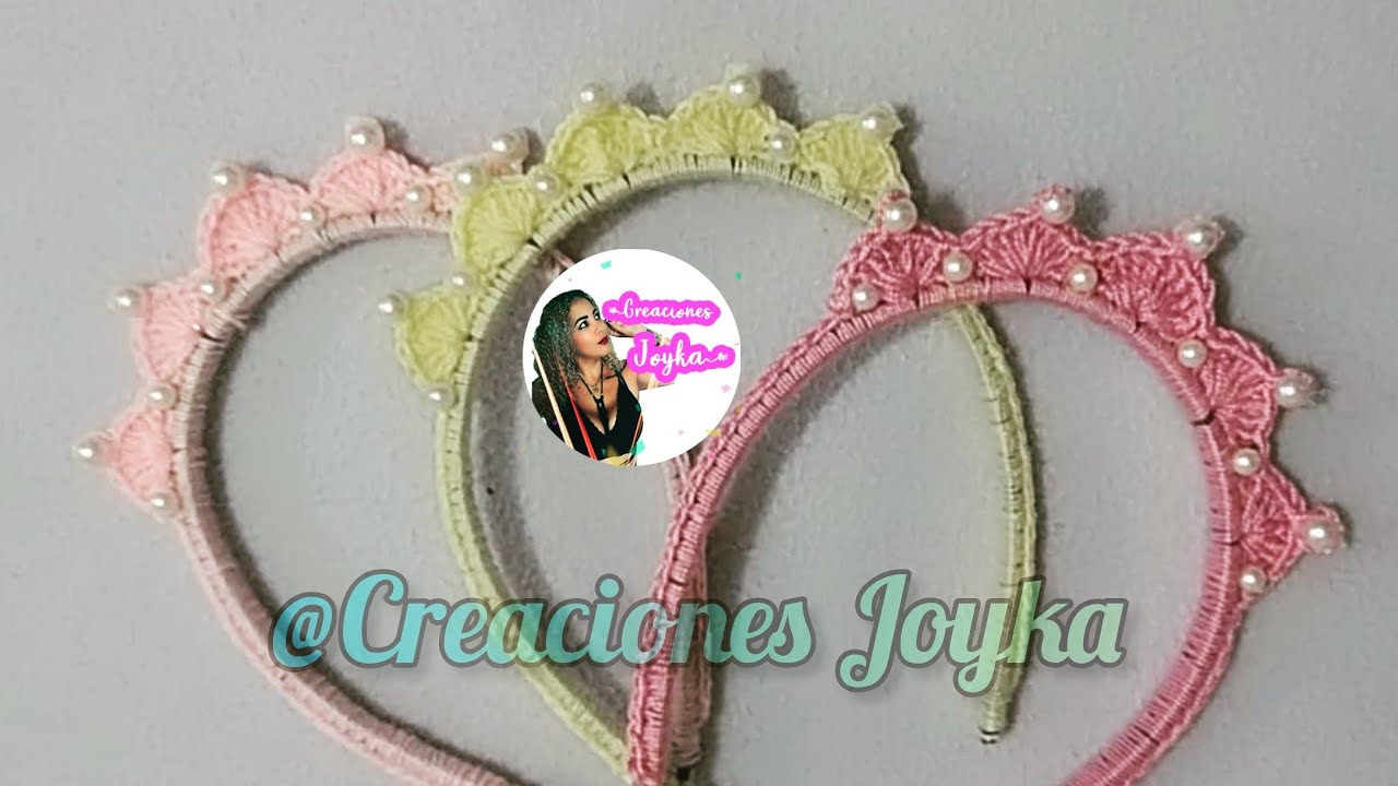 Diadema De Princesas A Crochet