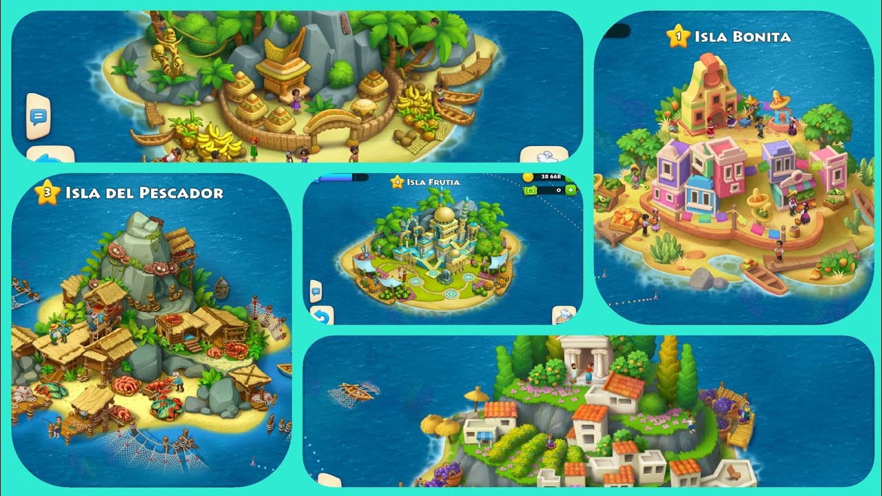 Una nueva isla bonita de Township ciudad muy hermosa