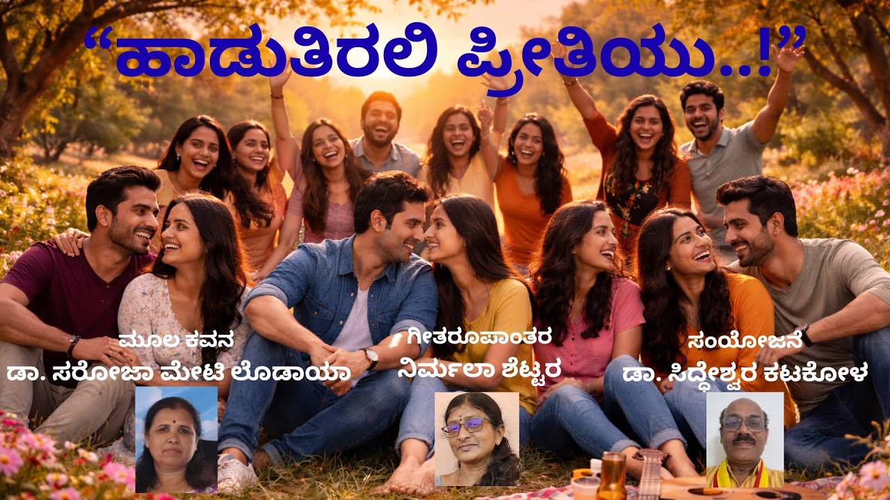 “ಹಾಡುತಿರಲಿ 🩷 ಪ್ರೀತಿಯು..!”  ಡಾ. ಸರೋಜಾ ಮೇಟಿ ಲೊಡಾಯಾ #newkannadasongs #drskmusic #love 