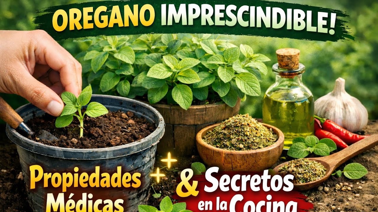 Cómo cultivar orégano en maceta y sus propiedades medicinales #oregano #cultivo #planta medicinal