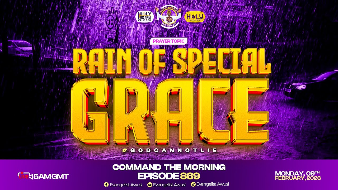 RAIN OF SPECIAL GRACE  || CTM || Episode 868 || 9TH FEB.2026 #commandthemorning